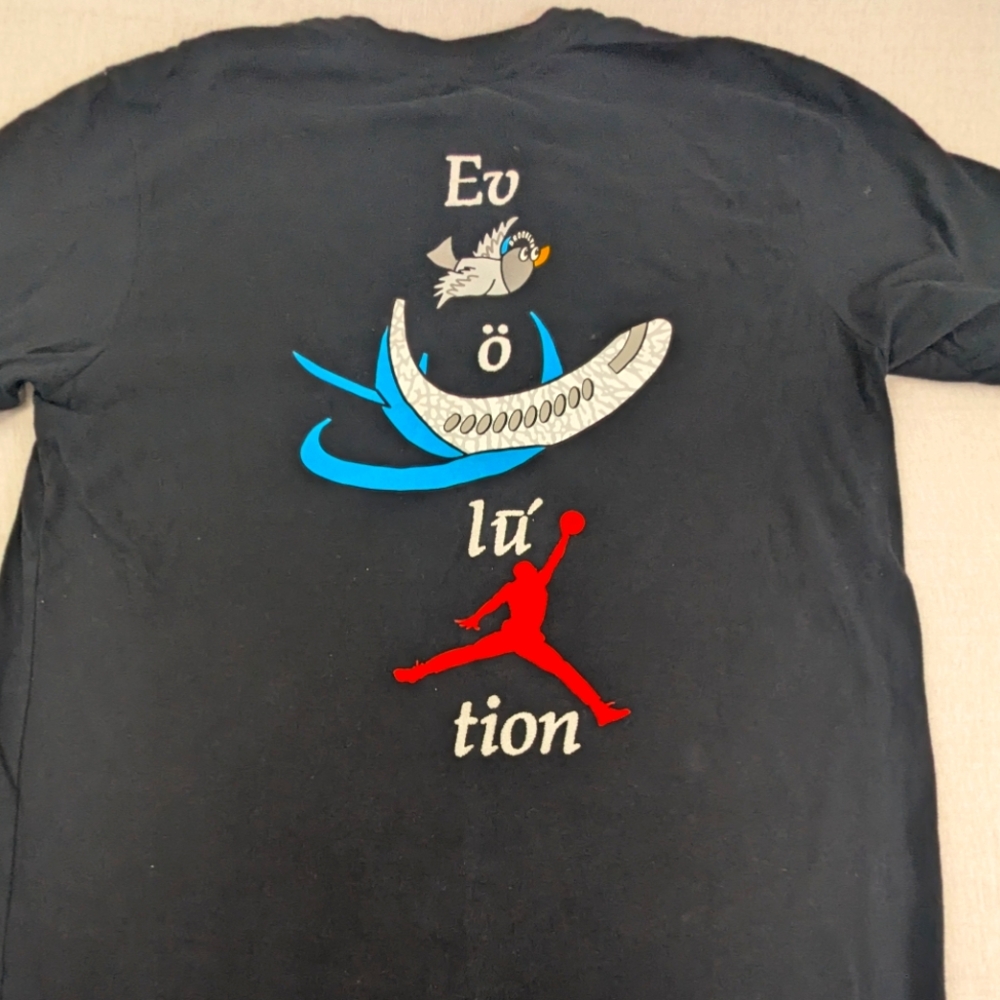 Jordan Evolution Black Tee Medium - image 1